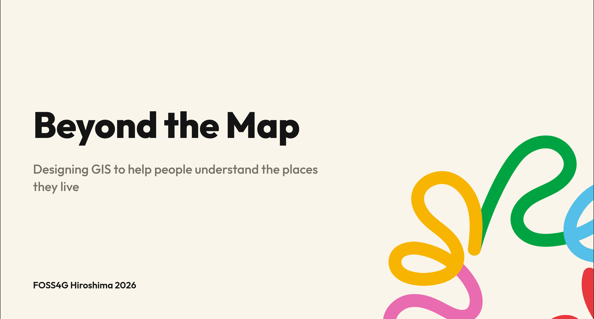 Beyond the Map — 住んでいる場所を理解するための GIS デザイン — 2026